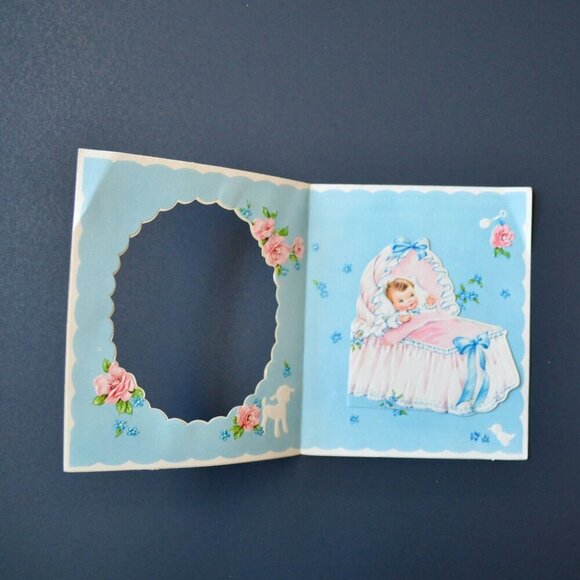 Vintage Unused Baby Congratulations Card - Picture 5 of 7